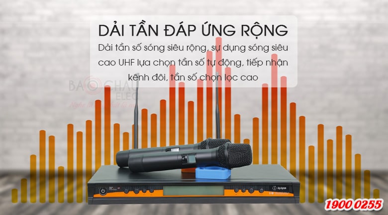 Micro không dây Relacart X10MH dải tần rộng