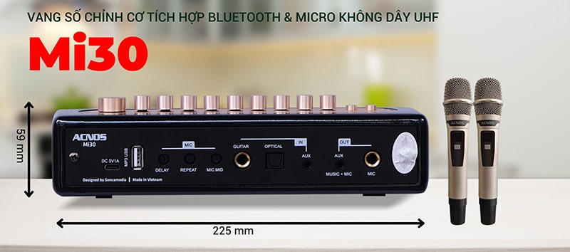 Vang số chỉnh cơ Acnos MI30