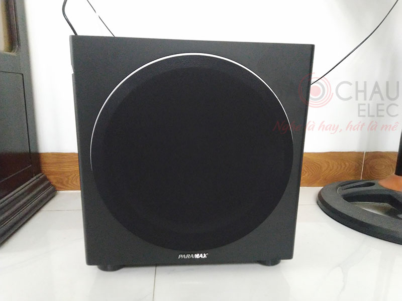 Loa sub Paramax 1000 là mẫu sub điện sở hữu bass 30cm đem đến chất âm trầm hoàn hảo ở những dải tần thấp