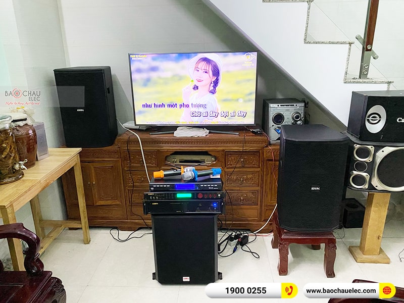 Dàn karaoke của gia đình anh Dũng