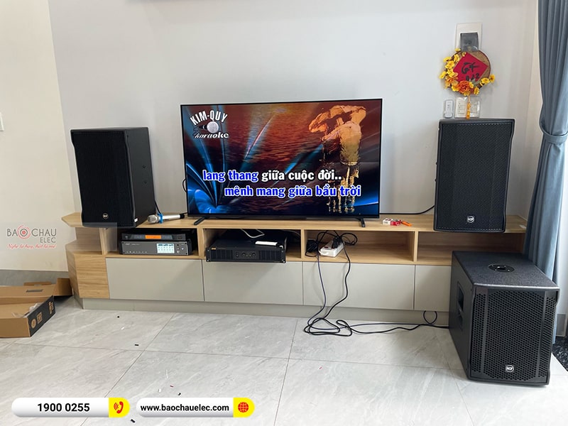 Lắp đặt dàn karaoke cao cấp cho gia đình anh Kiên tại Đồng Nai