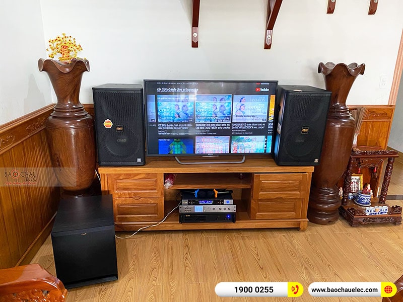 Dàn karaoke của gia đình anh Minh