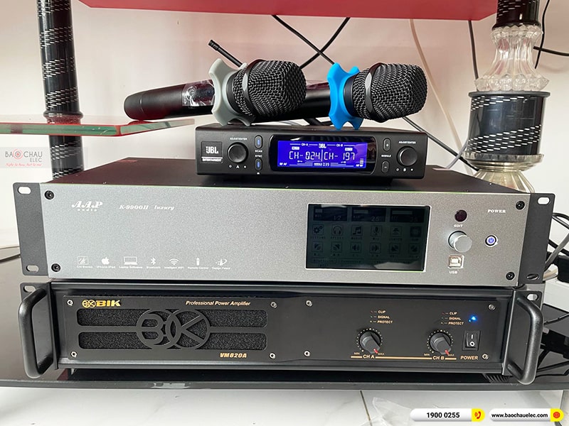 Lắp đặt dàn karaoke trị giá hơn 60 triệu cho anh Thưởng tại Đồng Nai