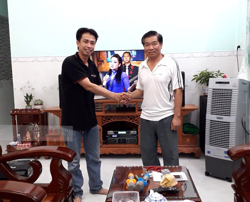 Gia đình chú rất hài lòng về chất lượng bộ dàn cũng như thái độ tận tình, chuyên nghiệp của đội ngũ kỹ thuật viên của Bảo Châu Elec