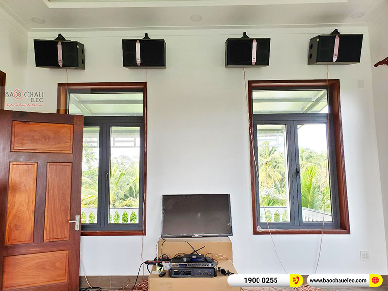 Dàn karaoke của gia đình anh Điền