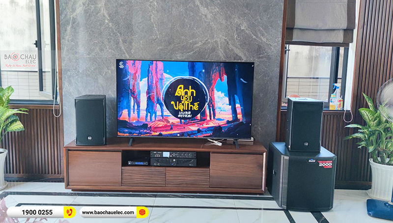 Lắp đặt dàn karaoke gia đình chú Sơn tại Cần Thơ