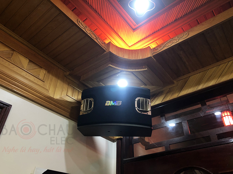 Hệ thống 3 loa, 3 đường tiếng, sở hữu 1 củ bass 30cm, 1 củ mid 8cm và 1 củ treble 8cm với công suất 500/ 1000W, cho ra chất âm mạnh mẽ, thể hiện tốt nhiều dòng nhạc, chất giọng khác nhau