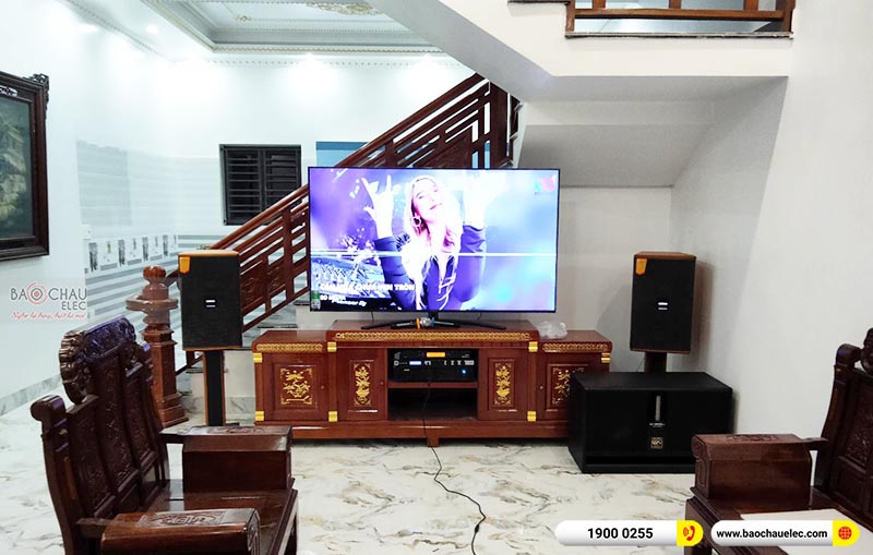 Dàn karaoke của gia đình anh Minh