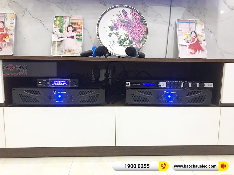 Dàn karaoke của gia đình anh Toàn