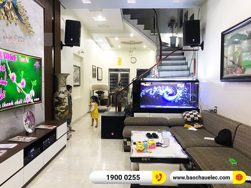 Dàn karaoke của gia đình anh Toàn