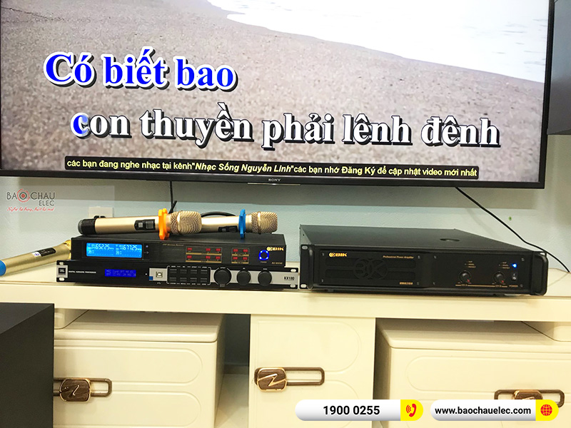 Lắp đặt dàn karaoke gia đình anh Cường tại Hải Phòng