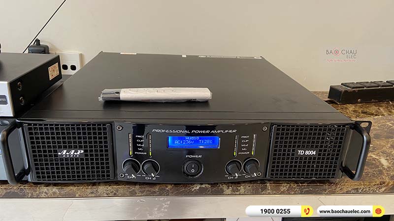 Dàn karaoke của gia đình anh Hưng