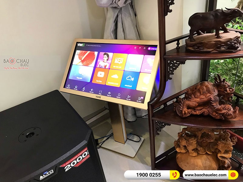 Dàn karaoke của gia đình anh Khang