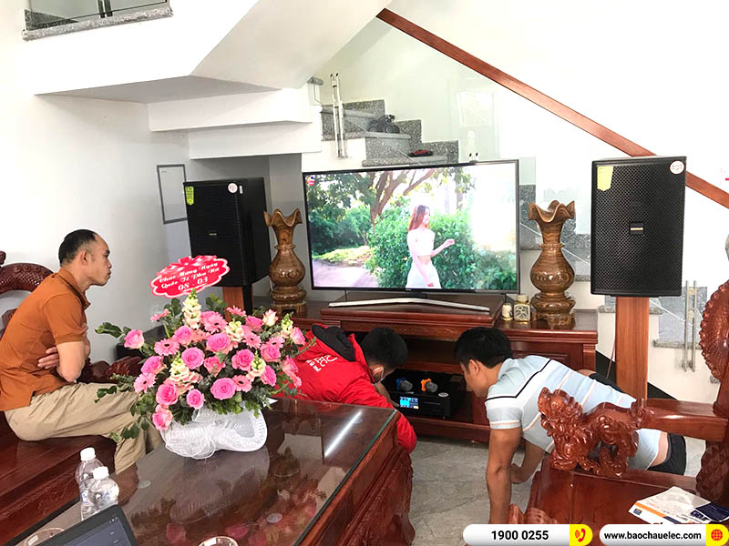 Dàn karaoke của gia đình anh Thao