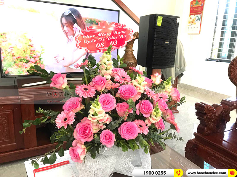 Dàn karaoke của gia đình anh Thao