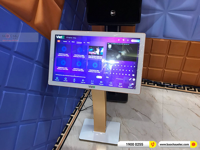 Dàn karaoke của gia đình chị Hường