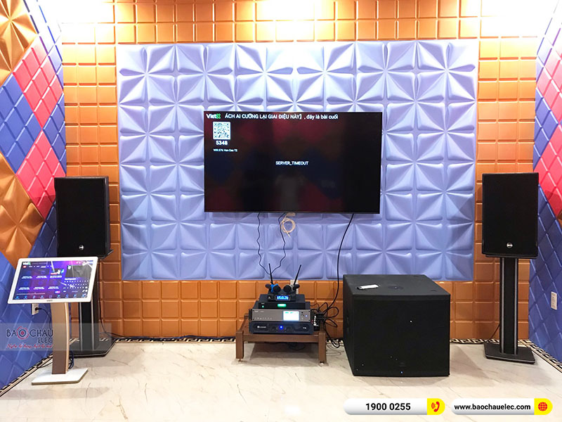 Dàn karaoke của gia đình chị Hường