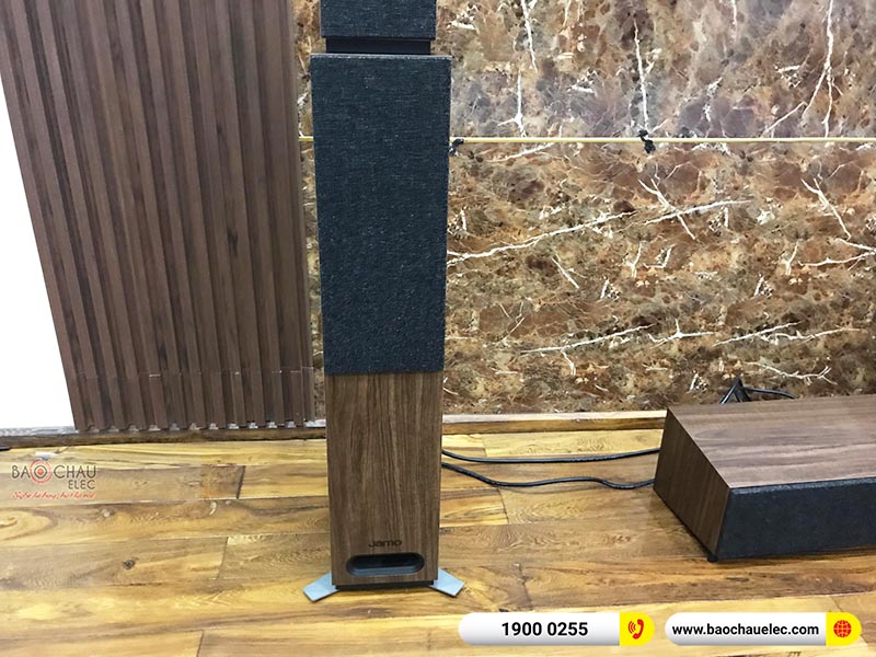 Lắp đặt dàn âm thanh 5.1 xem phim, nghe nhạc Jamo cho anh Nam tại Hải Phòng