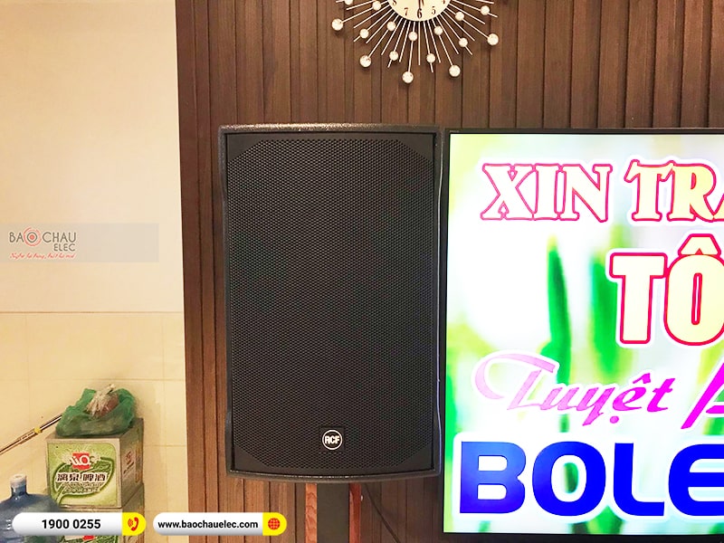 Lắp đặt dàn karaoke hiện đại cho anh Kiên tại Hải Phòng
