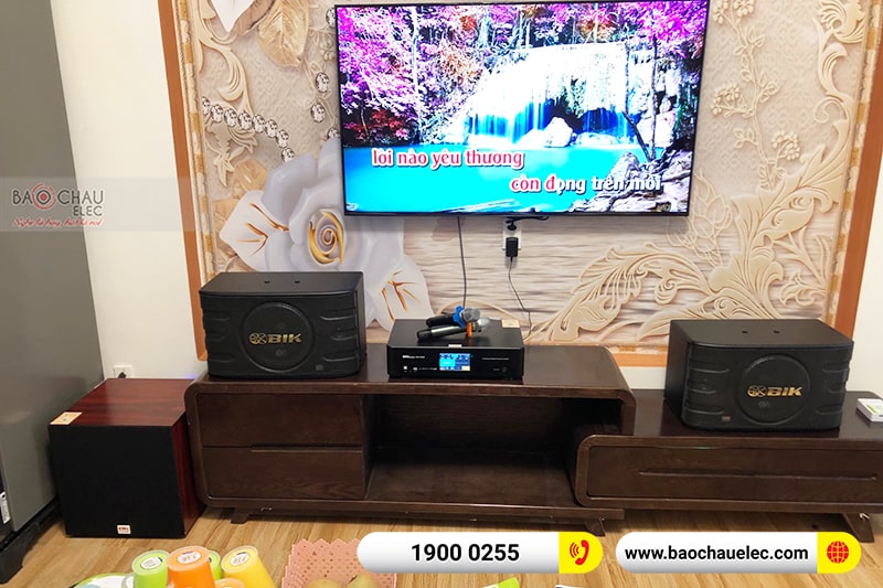 Lắp đặt dàn karaoke gia đình anh Hồng tại Hải Phòng