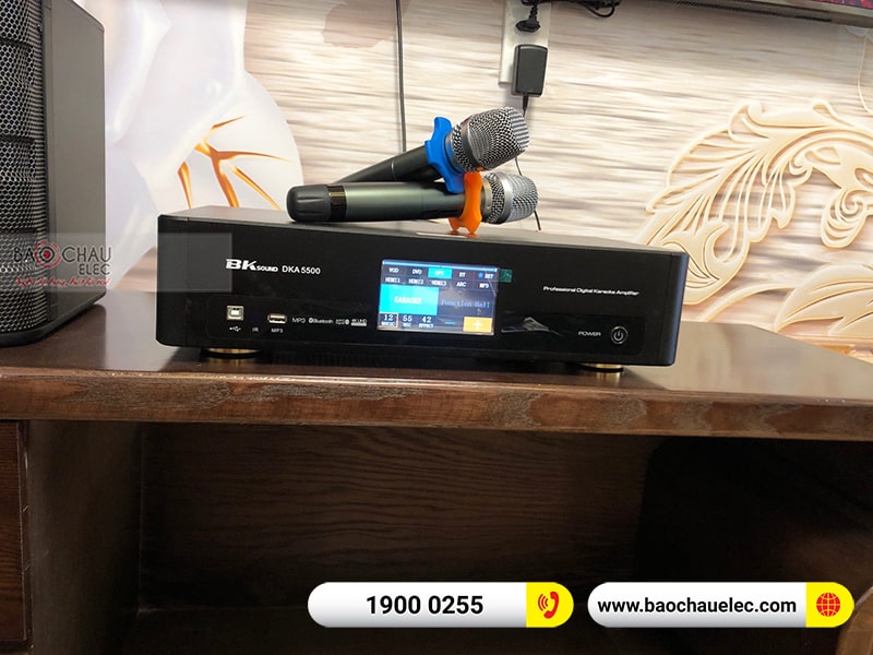 Lắp đặt dàn karaoke gia đình anh Hồng tại Hải Phòng