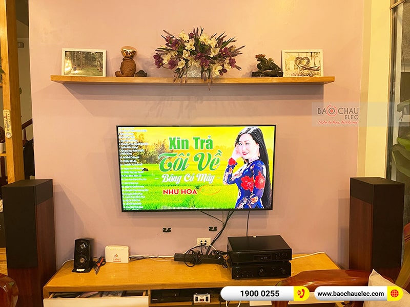 Lắp đặt dàn nghe nhạc anh Hoàng tại Hải Phòng