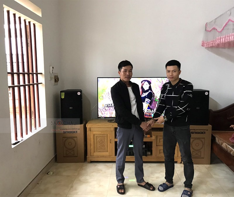 Anh Doanh rất hài lòng về chất lượng của bộ dàn cũng như sự chuyên nghiệp, tận tình của đội ngũ kỹ thuật viên Bảo Châu Elec