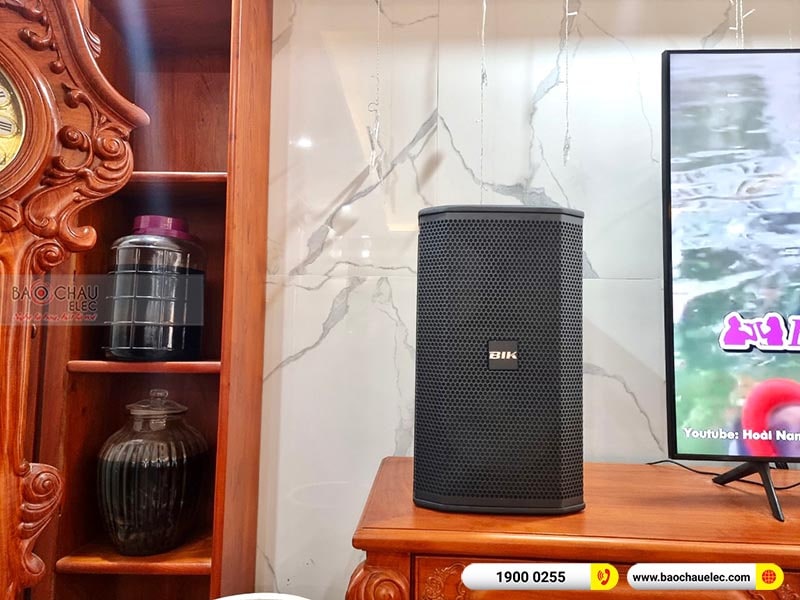 Dàn karaoke của gia đình anh Trung