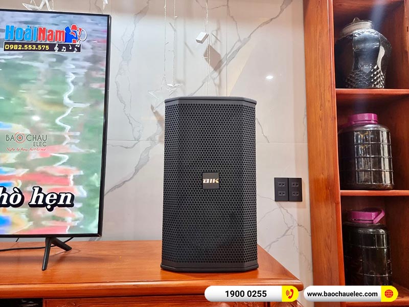 Dàn karaoke của gia đình anh Trung
