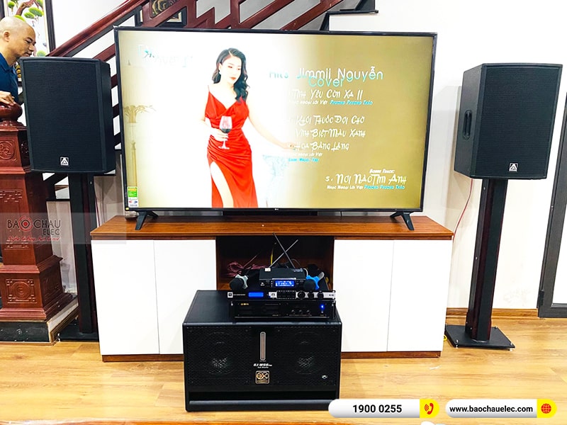 Lắp đặt dàn karaoke cho gia đình chị Huyền tại Bắc Ninh
