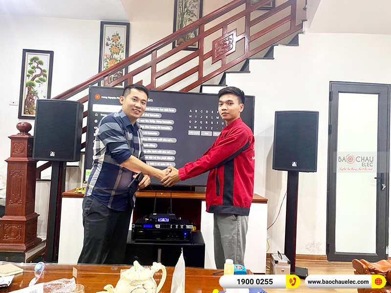 Lắp đặt dàn karaoke cho gia đình chị Huyền tại Bắc Ninh