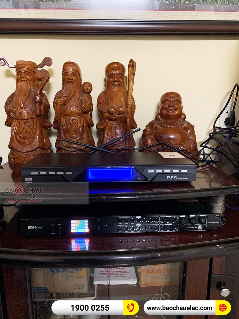 Dàn karaoke của gia đình anh Hà