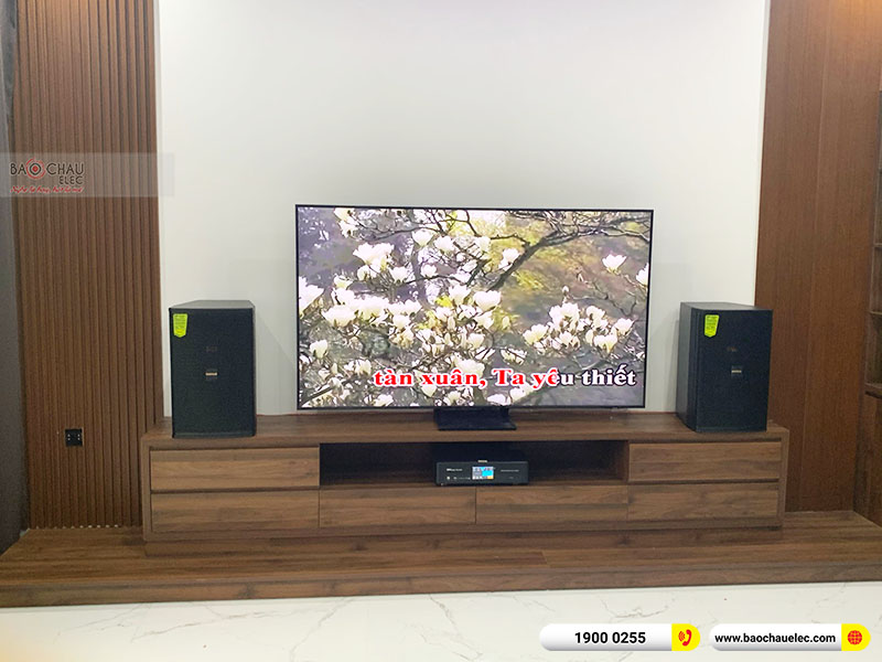 Dàn karaoke của gia đình anh Dũng