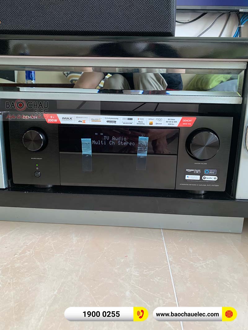 Lắp đặt dàn âm thanh 5.1 xem phim, nghe nhạc cho anh Định tại Đà Nẵng