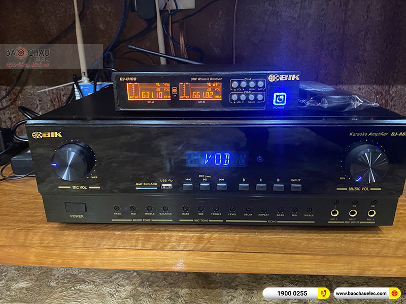 Lắp đặt dàn karaoke trị giá gần 20 triệu cho anh Bình tại Đà Nẵng