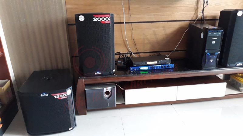 Dàn karaoke gia đình 39 triệu tiện lợi của anh Lộc - Gò Vâp TPHCM