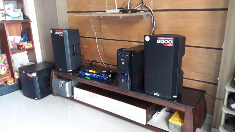 Dàn karaoke gia đình 39 triệu tiện lợi của anh Lộc - Gò Vâp TPHCM