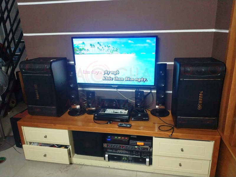 Lắp đặt dàn karaoke gần 22 triệu cho gia đình anh Hùng tại Q4, TP HCM