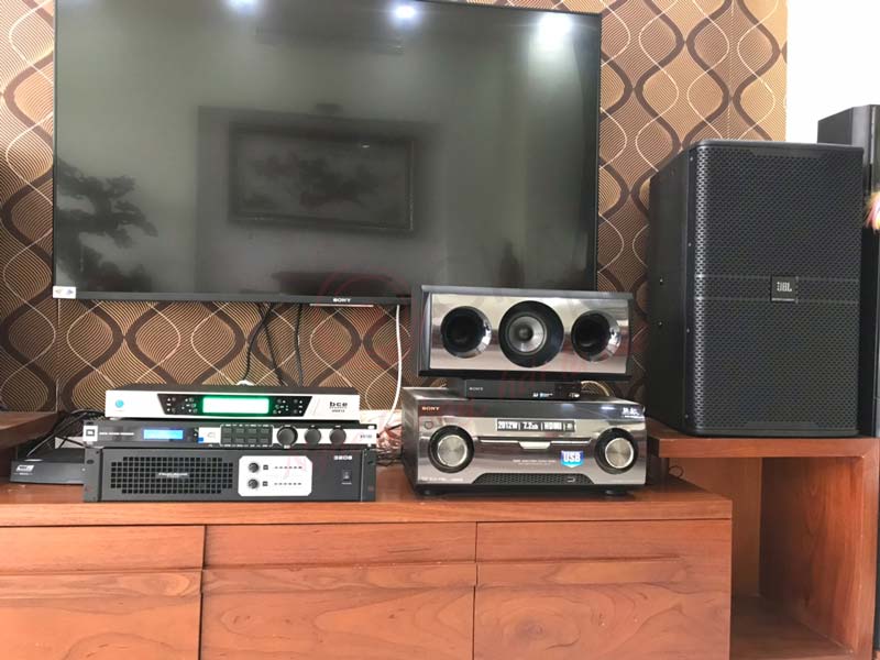 Dàn karaoke gia đình 55 triệu của anh Kiên tại Vĩnh Yên (VP)