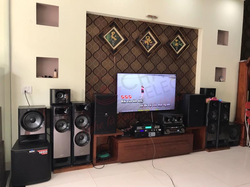 Dàn karaoke gia đình 55 triệu của anh Kiên tại Vĩnh Yên (VP)