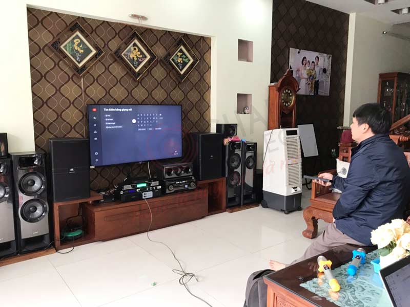 Dàn karaoke gia đình 55 triệu của anh Kiên tại Vĩnh Yên (VP)