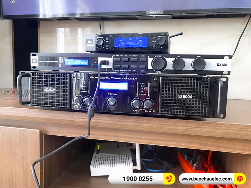 Dàn karaoke của gia đình anh Tuyên