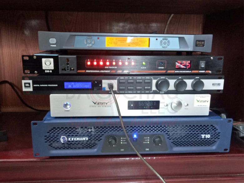 Lắp đặt dàn karaoke gia đình cao cấp cho anh Phong - Diễn Châu (NA)