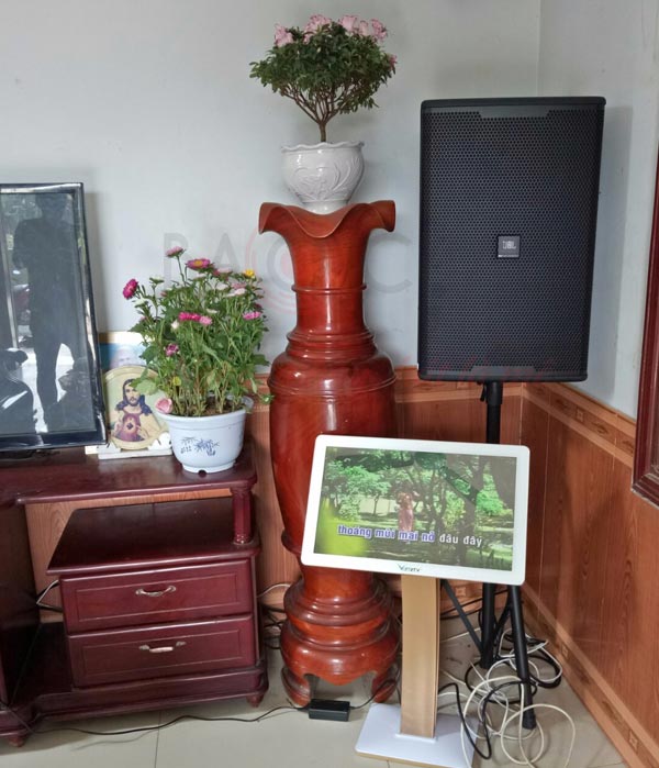 Lắp đặt dàn karaoke gia đình cao cấp cho anh Phong - Diễn Châu (NA)