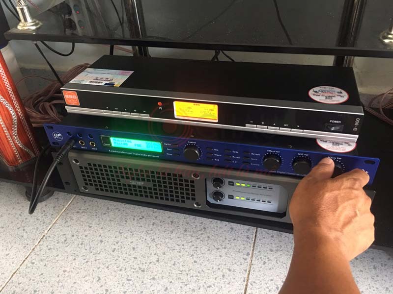 Lắp đặt dàn karaoke hơn 26 triệu cho gia đình anh Chuyên tại Bến Cát (BD)