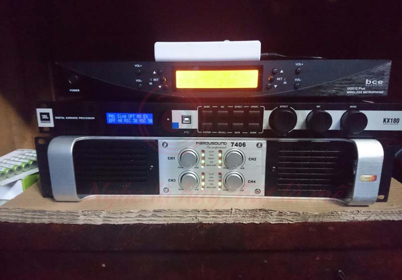 Hình ảnh lắp đặt, chuyển giao bộ dàn âm thanh gia đình hơn 65 triệu cho gia đình anh Đạt ở TP HCM