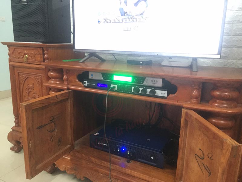 Lắp đặt dàn karaoke hơn 47 triệu cho anh Đông tại An Khánh (Hoài Đức - HN)