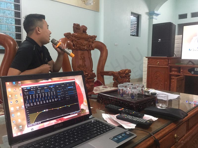 Lắp đặt dàn karaoke hơn 47 triệu cho anh Đông tại An Khánh (Hoài Đức - HN)