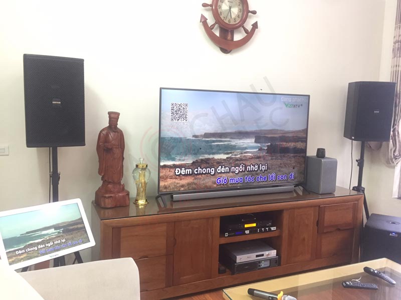 Dàn karaoke gia đình chuyên nghiệp trị giá hơn 60 triệu cho anh Nhất tại Phúc Lợi, Long Biên, TP Hà Nội