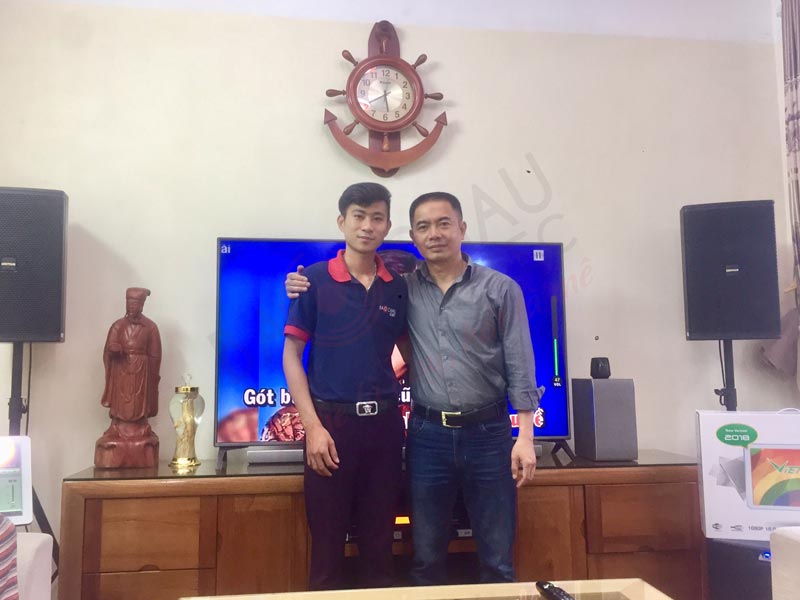 Dàn karaoke gia đình chuyên nghiệp trị giá hơn 60 triệu cho anh Nhất tại Phúc Lợi, Long Biên, TP Hà Nội